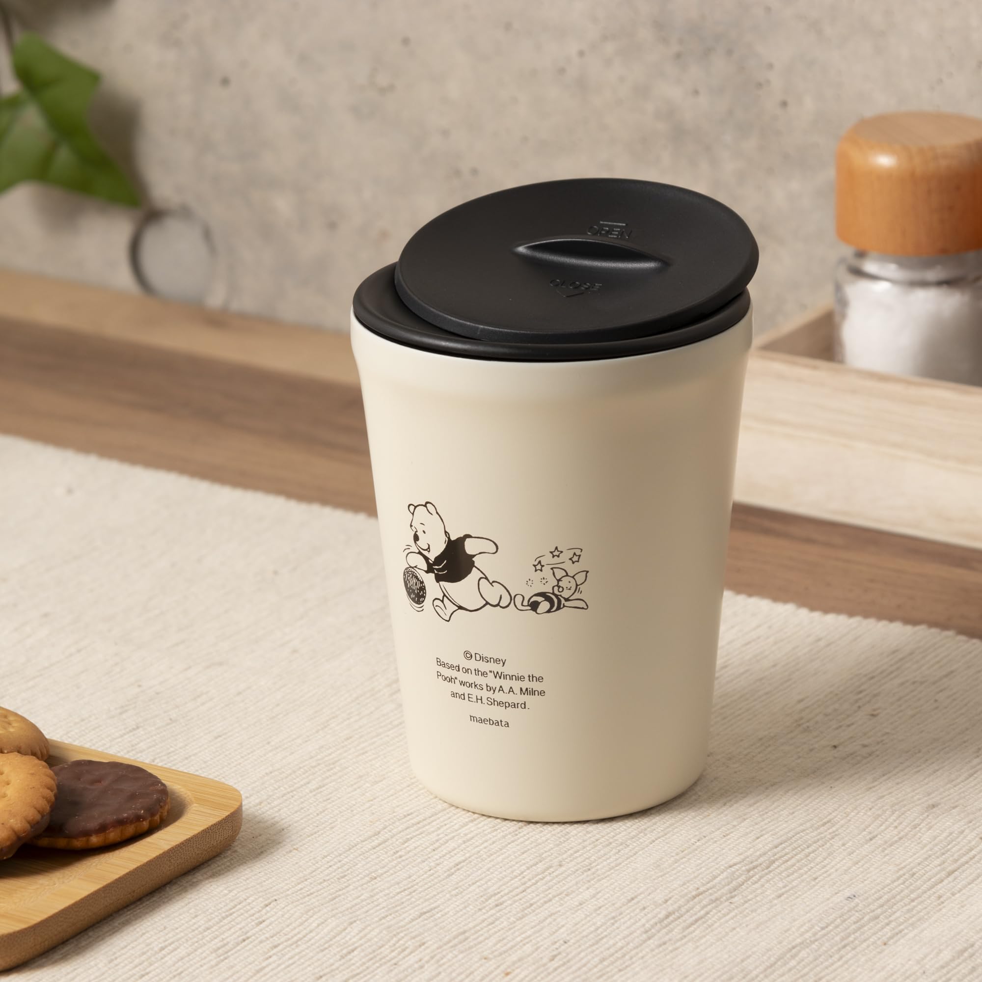 Amazon.co.jp: maebata Disney ディズニー くまのプーさん 蓋付き